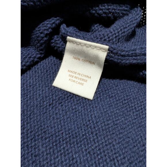 Brit Ty Star Pattern Pullover Sweater - Women's 1X NWT 100% Cotton - Picture 5 of 7